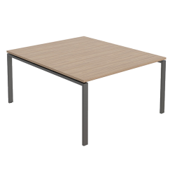 Стол для переговоров 140x144 вяз натуральный/антрацит [15115]