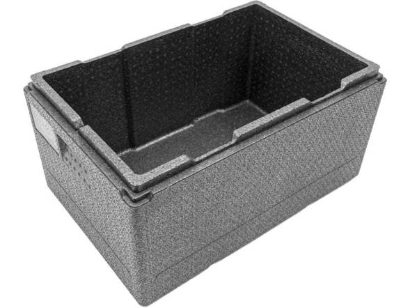 Термобокс пенополипропиленовый с крышкой STP Normal N, 600х400х320 мм, 46 л, 40 кг/м3