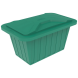 Ванна пластиковая пищевая с крышкой К, 400 л, HDPE, зеленый [121207.0400.401.000]