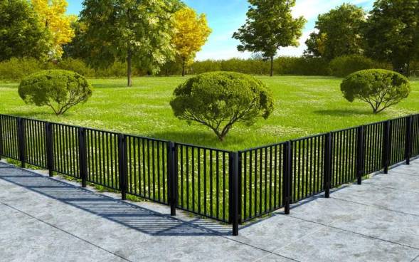 Пешеходное металлическое ограждение ПО-5, 1 пог. м.