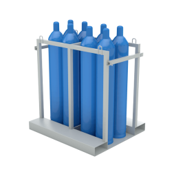 Контейнер (палета) для 8 кислородных газовых баллонов [10317]