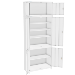 Шкаф медицинский двухстворчатый ШММ-2 с антресолью [10817]