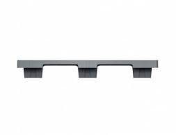 Паллет (поддон) пластиковый перфорированный вкладываемый, 1100х1100х140 мм, серый [02.118.91]