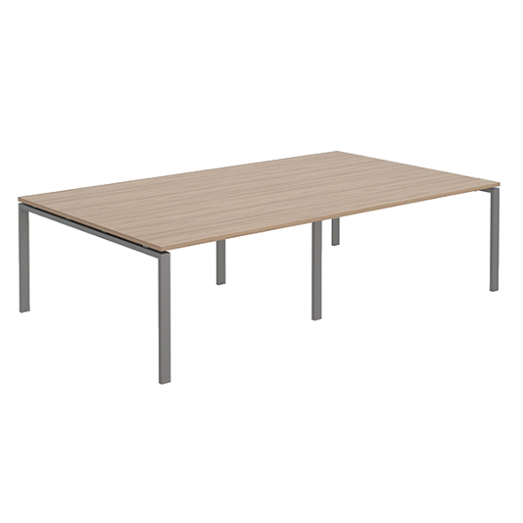 Стол для переговоров 280х144 вяз натуральный/антрацит [15117]