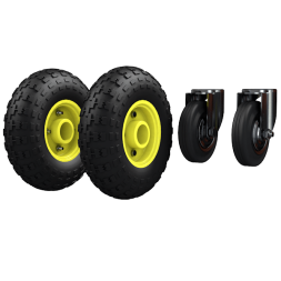 Комплект колёс пневматических для тележки ТГУ-300 [10218]