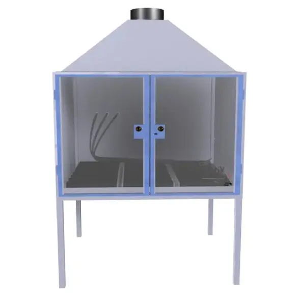 Шкаф для аккумуляторов ШМА-05-02 800x660x1300 мм Синий