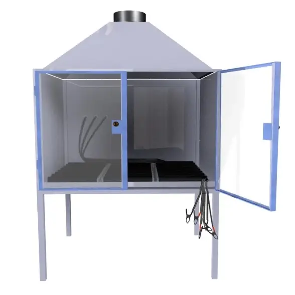 Шкаф для аккумуляторов ШМА-05-02 800x660x1300 мм Синий