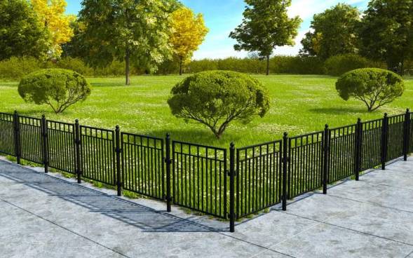 Пешеходное металлическое ограждение ПО-7, 1 пог. м.