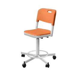 Лабораторный стул КР19 оранжевый [10719]