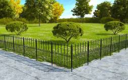 Пешеходное металлическое ограждение ПО-8, 1 пог. м.