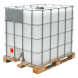 Еврокуб (IBC-контейнер) на деревянном поддоне восстановленный, 1000 л, белый [RECO дп]