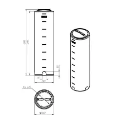 Емкость VD 400л под плотность до 1.2 г/см3