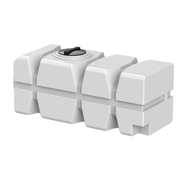 Емкость пластиковая горизонтальная для хранения воды и дизельного топлива с крышкой, 1000 л, белый [TFG21000S4]