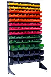 Стеллаж с пластиковыми ящиками 1801-2/8/3 CH-Kombo