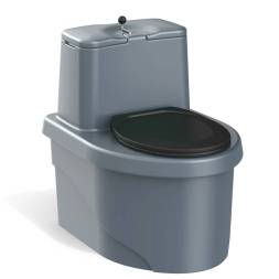 Торфяной биотуалет «РОСА» серого цвета