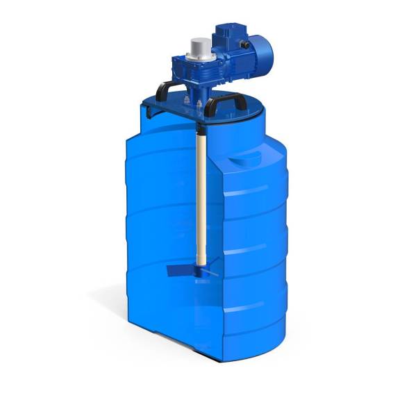 Емкость V 100 литров с лопастной мешалкой