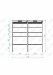 Роллетный шкаф ROLL-BOX SIMPLE Plus 24.06.44.V2-2