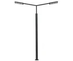 Стальной фонарный столб «Поло2-Э» со светильником 3,2 м (80 Вт)