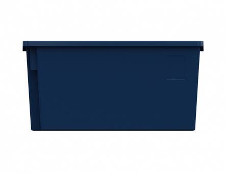 Ящик пластиковый поворотно-вкладываемый универсальный, 600х400х300 мм, синий [12.480.61 (KD6430.1)]