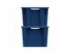 Ящик пластиковый поворотно-вкладываемый универсальный, 600х400х300 мм, синий [12.480.61 (KD6430.1)]