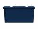 Ящик пластиковый поворотно-вкладываемый универсальный, 600х400х300 мм, синий [12.480.61 (KD6430.1)]