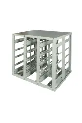 Стеллаж с направляющими Стелла-техник V3-30 стационарный, двусторонний, 30 ячеек c ящиками