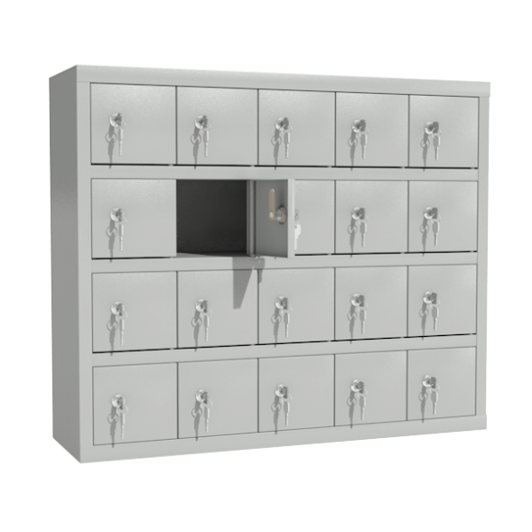 Шкаф на 20 ячеек для хранения мобильных телефонов [9225]