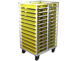 Тележка шпилька для ящиков 740х465х95 ТШ-ДП