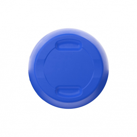 Бочка пластиковая с металлическим обручем и ручками, 30 л, синий [БП30.02/04]