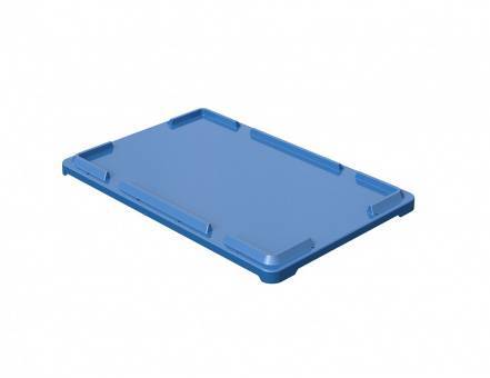 Ящик пластиковый поворотно-вкладываемый универсальный, 600х400х300 мм, синий [12.480.PE.61 (KD6430.1)]