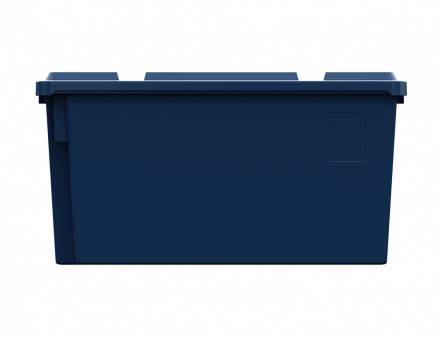 Ящик пластиковый поворотно-вкладываемый универсальный, 600х400х300 мм, синий [12.480.PE.61 (KD6430.1)]