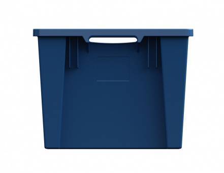 Ящик пластиковый поворотно-вкладываемый универсальный, 600х400х300 мм, синий [12.480.PE.61 (KD6430.1)]
