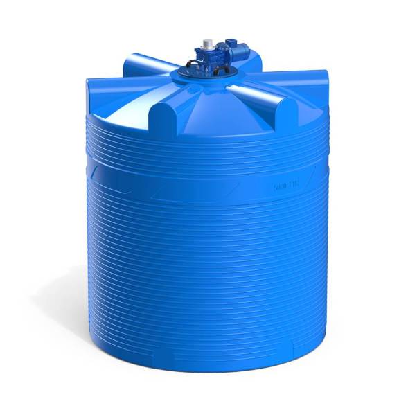 Емкость V 5000 литров с лопастной мешалкой