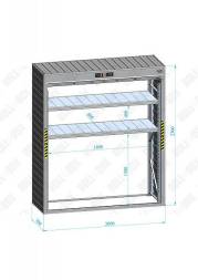 Шкаф в паркинг ROLL‑BOX IN STOCK S-2