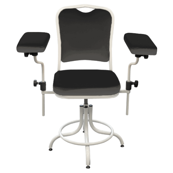 Кресло для забора крови ДР02 черное [10527]