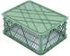 Ящик пластиковый с перфорированными стенками, 430х330х180 мм, зеленый [430330180-01]