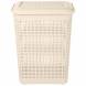 Корзина для белья 30л, бежевый