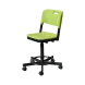 Лабораторный стул с пластиком КР19 зеленый [10728]