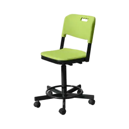 Лабораторный стул с пластиком КР19 зеленый [10728]