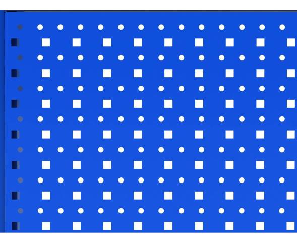 Стойка двухсторонняя для пластиковых ящиков ДВК SORTEX 1915-2 №1-4, синий [КГ030398]