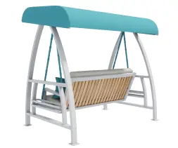 Качели садово-парковые «Бодрум» с навесом