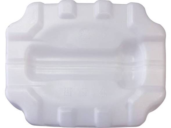 Канистра пластиковая со шкалой уровня, 20 л, белый [3835]