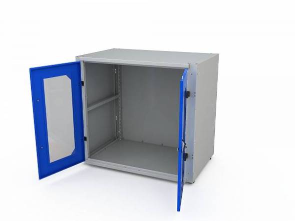 Корпус шкафа для инструментов ДВК MODUL 1/2 XL с дверями со смотровыми окнами