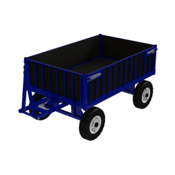 Тележка с фанерным настилом и бортами БТ 1 ЦБ [15931]