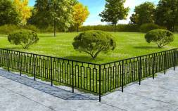 Пешеходное металлическое ограждение ПО-21, 1 пог. м.