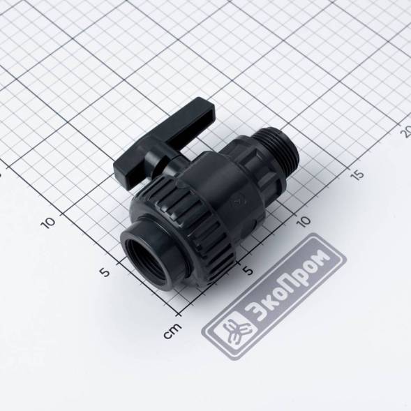 Кран шаровый G1 пластик Astore ВР-НР