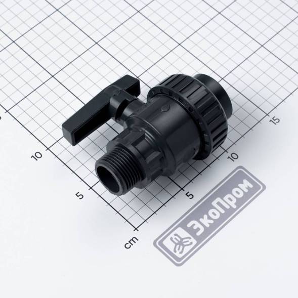 Кран шаровый G1 пластик Astore ВР-НР