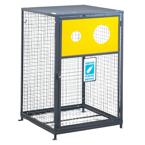 Контейнер сетчатый КС для пластика КС-1750, 1000х1000х1750 мм