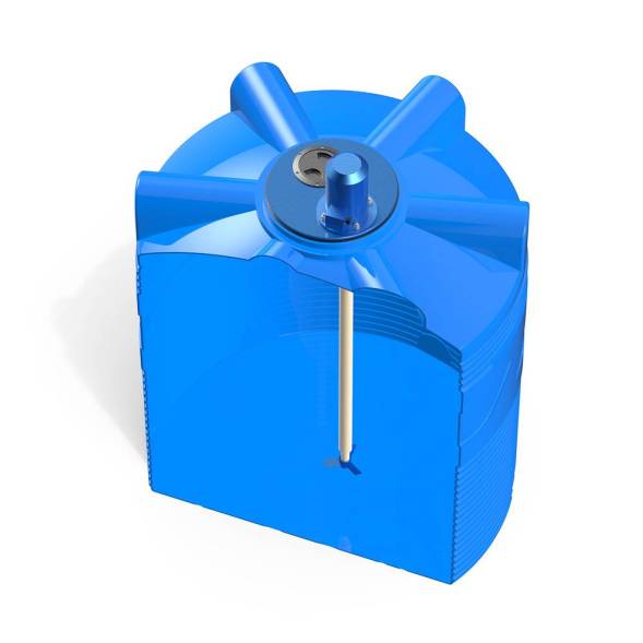 Емкость V 1000 литров с пропеллерной мешалкой