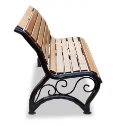 Скамейка стальная «Афина УНИ» 3,0 м (3 опоры)